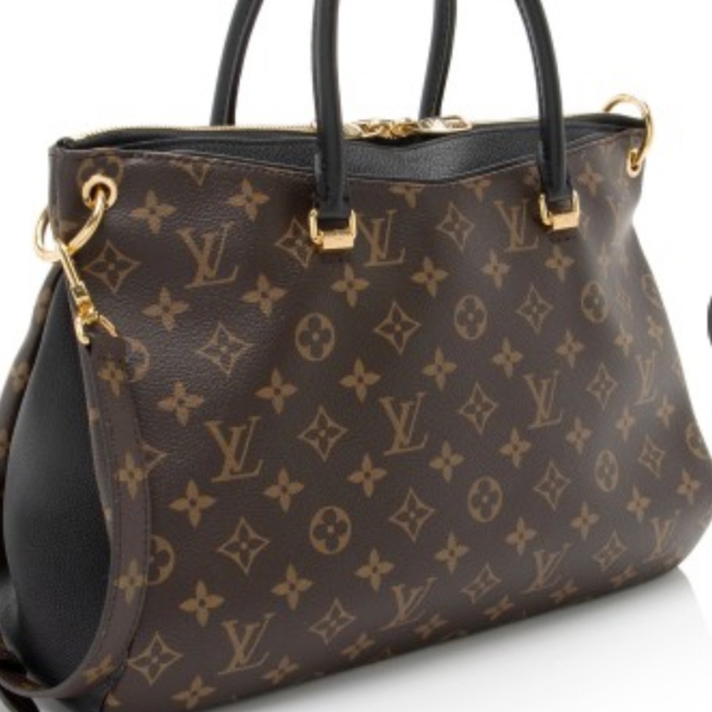 Louis Vuitton Brown and Black Monogram Bag